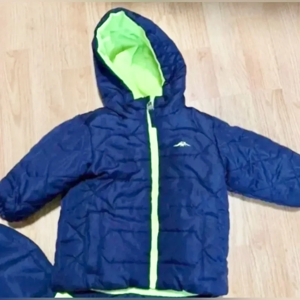 Pacific trail snowsuit childrens size 12 months 2 piece set bibs/coat